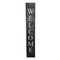 Homeroots 5ft Rustic Black And White Front Porch Welcome Sign 384911 - alternate 1