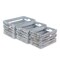 Homeroots Set of Three Gray Solid Wood Crate, 3PK 487710 - alternate 1
