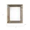 Homeroots 12" x 16" Gray Solid Wood Hanging Picture Frame 386503 - alternate 4