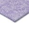 Homeroots 3' X 5' Lilac And Ivory Floral Washable Indoor Outdoor Area Rug 581870 - alternate 3