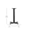 Flash Furniture Restaurant Table X-Base with 3" Dia. Tab, 22 in W, 22 in L, 28 in H XU-T2222-GG - alternate 5