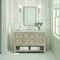 James Martin Vanities Breckenridge 48'' S Vanity, Whitewashed Oak w/ Jasmine Pearl Silestone Top w/ Wireless Charger 330-V48-WWO-FEJP - alternate 4