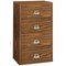 Fireking 4 Drawer, 1 Hr Fire & impact rated, 31" wide lateral Light Chestnut 4-3122-CLC - alternate 1