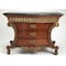 Homeroots 48in Brown and Black Solid Wood Three Drawer Sideboard 383192 - alternate 3