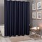 Homeroots Luxurious Navy Waffle Weave Shower Curtain 399720 - alternate 3