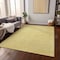 Homeroots 8' X 10' Gold Floral Washable Indoor Outdoor Area Rug 607365 - alternate 4