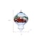 Homeroots Red Farm Truck with Tree Hand Painted Mouth Blown Glass Ornament 477529 - alternate 2