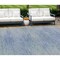 Homeroots 8' X 10' Denim Blue And Sky Blue Abstract Washable Indoor Outdoor Area Rug 587209 - alternate 1