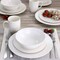 Gibson Home White Cloud Fine Ceramic 16 Piece Dinnerware Set in White 120609.16 - alternate 5