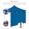 Ergodyne Blue Pop-Up Tent Zipper Door Sidewall - 10ft 6196 - alternate 3
