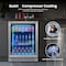 Yeego 24 in. Single Zone 180-Cans Beverage Refrigerator YG-BS24R-23 - alternate 2