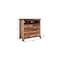 Homeroots 43" Brown Solid Wood Four Drawer Chest 524576 - alternate 4