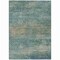 Homeroots 8' X 10' Aqua And Beige Abstract Washable Indoor Outdoor Area Rug 630822 - alternate 3