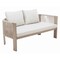 Homeroots 59" Beige Polypropylene Sofa 667649 - alternate 3