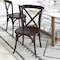 Flash Furniture Advantage Walnut X-Back Chair, PK2 X-BACK-W-2 - alternate 3