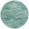Homeroots 8' Teal Blue And Ivory Round Abstract Washable Indoor Outdoor Area Rug 631319 - alternate 2