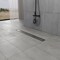 Kingston Brass 28-Inch Stainless Steel Linear Shower Drain with Reversible Tile Insert and Flat Grate BSF2820 - alternate 3