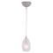 Vaxcel Milano Satin Nickel Mini Pendant Ceiling Light White Glass PD57111SN - alternate 1