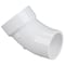 Nibco 48062 6 Spigot x H 45 Street Elbow PVC K044300 - alternate 1