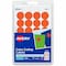 Avery Label, Round, 3/4Dia, Neon Rd 6PK AVE05467 - alternate 1