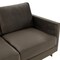 Leisuremod Lincoln Upholstered Velvet Loveseat with Gold Frame, Dark Grey LA55DGR - alternate 4