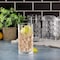 Gibson Home 4 Piece 16 Ounce Diamond Embossed Glass Tumbler Set 142175.04 - alternate 3