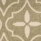 Homeroots 5' X 7' Green And Ivory Geometric Indoor Outdoor Area Rug 572645 - alternate 2