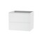Homeroots 24" White Wood Freestanding Bathroom Vanity With White Sink And Two Drawers 627447 - alternate 3