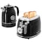 Megachef 1.8 Quart Electric Tea Kettle and 2 Slice Toaster Combo in Black 750122793M - alternate 1