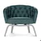 Abbeyshea Whisper, PVC Coated Faux Leather, Contract Grade, Upholstery Fabric, Mallard WHISPWHI2161 - alternate 2