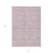 Homeroots 10' X 14' Blush Pink And Beige Striped Washable Indoor Outdoor Area Rug 587949 - alternate 3