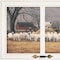 Homeroots Wool Gathering 2 White Framed Print Wall Art 406239 - alternate 2