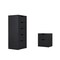 Homeroots Two Piece Black Bedroom Set 526367 - alternate 1