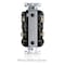Leviton 20A SmartlockPro GFCI Receptacle, Industrial, Tamper-Resistant, White G5362-2TW - alternate 2