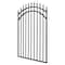 Nuvo Iron 45in Wx68in H Tiger Eye Gate Arched Rails, 48in W Openings, Self Close Hardware w/Double Side Handle ITGA4568 - alternate 3