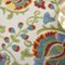 Homeroots 4' Green Orange Red And Blue Round Floral Indoor Outdoor Area Rug 546644 - alternate 3