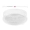 Smarty Had A Party 16 in White Round Plastic Trays with Lids, 25PK 9926WHCS-CASE - alternate 2