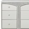 Homeroots 66" Platinum Manufactured Wood Nine Drawer Dresser 490459 - alternate 3