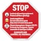 Signmission Stop Lockout All Moving Equipment P, 10 Inch X 10 Inch, Aluminum Metal Signs OC-A-10-112 - alternate 1