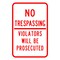 Sign Solutions Usa Security & Access Sign, 12 in Width, Aluminum Sign, Vertical Rectangle DCS10HWT1218CUS00091 - alternate 1