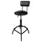 Performance Tool Pneumatic Stool w/Removable Backrest, Adjustable, Swivel Seat, 330lb W85016 - alternate 1