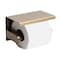Alfi Brand Brushed Gold PVD Stainless Steel Toilet Paper Holder with Shelf ABTPP66-BG - alternate 2