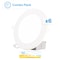Infibrite 6 In Slim Recessed LED with Night Light 5CCT Selectable White 12 Watt 1050LM Triac Dimmable, 6PK IB-002-28-12W-WH-6PK - alternate 1
