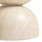 Leisuremod Sage Fiberstone Side Table, Half-Round Hourglass Design, Weatherproof, Fully Assembled SST16SM - alternate 4