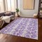 Homeroots 10' X 14' Lilac And Ivory Abstract Washable Indoor Outdoor Area Rug 614178 - alternate 4