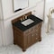 James Martin Vanities Brookfield 36" Single Vanity, Honey Oak, w/ 3 CM Phantome Eclos Top 547-V36-HNO-3PHT - alternate 4