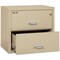 Fireking 25-3/16" W 2 Drawer Fire-Resistant Lateral File Cabinet, Parchment, Letter/Legal 2-3122-CPA - alternate 3