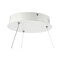 Jonathan Y Baxter 23.5" 1-Light Modern Contemporary Aluminum Integrated LED Hoop Pendant, Matt White JYL7200A - alternate 4