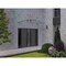 Vdomdoors Front Exterior Prehung Aluminum Double Doors Ronex0144 Grey 2 Sidelights Mirrored Clear Glass Entry RONEX0144DEXD-GRE-W16+72+16xH80-LH-O - alternate 2