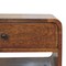 Homeroots 22" Brown Solid Wood One Drawer Nightstand 651606 - alternate 4
